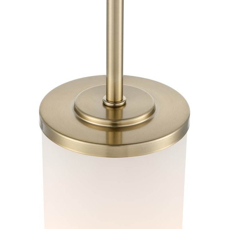 Millennium Lighting Verlana 5" 1Lt Mini Pendant, Gold/Etched White