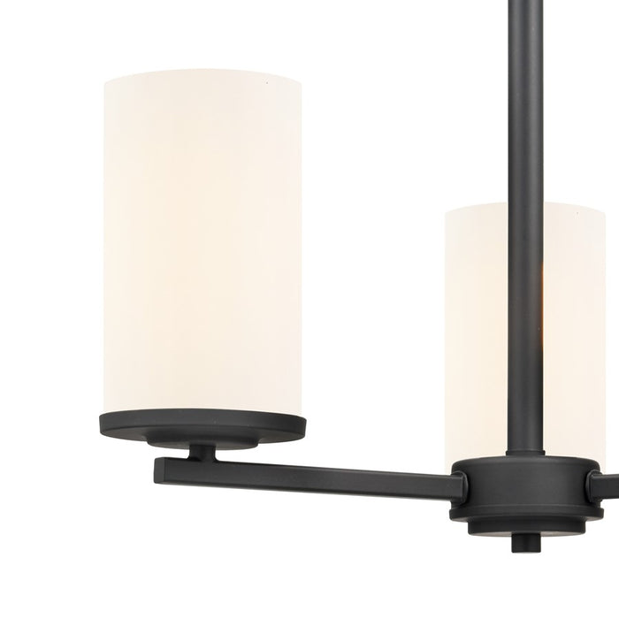 Millennium Lighting Verlana 19" 3Lt Chandelier, Black/Etched White