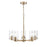 Millennium Lighting Verlana 5Lt 24" Chandelier, Modern Gold/Clear