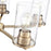 Millennium Lighting Verlana 5Lt 24" Chandelier, Modern Gold/Clear