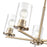 Millennium Lighting Verlana 5Lt 24" Chandelier, Modern Gold/Clear