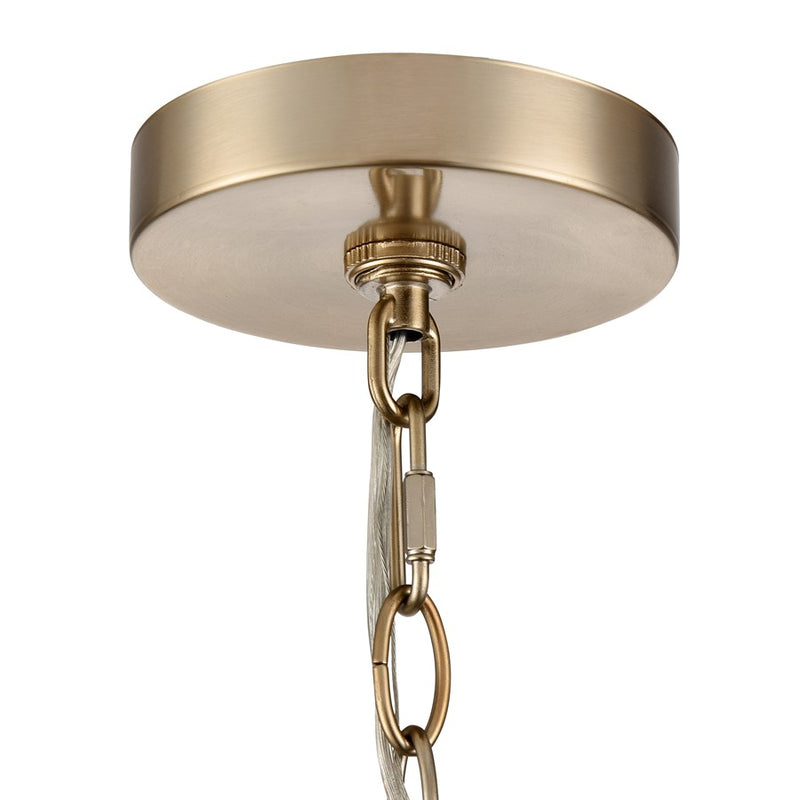 Millennium Lighting Verlana 5Lt 24" Chandelier, Modern Gold/Clear