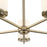 Millennium Lighting Verlana 24" 5Lt Chandelier, Gold/Etched White