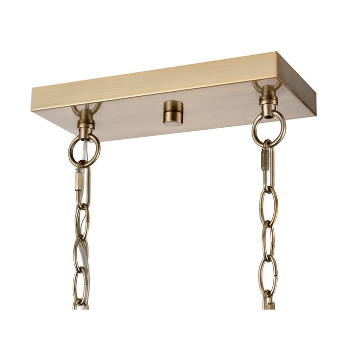 Millennium Lighting Verlana 5Lt 35" Island, Modern Gold/Clear