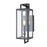 Millennium Lighting Lamont 1Lt Outdoor Wall Sconce, Black/Clear