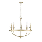 Millennium Lighting Emery 5Lt Chandelier, Modern Gold - 28005-MG