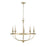 Millennium Lighting Emery 5Lt Chandelier, Modern Gold - 28005-MG