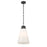 Millennium Lighting Bellaryn 1Lt Pendant, Black/Shiny Opal - 280101-MB