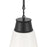Millennium Lighting Bellaryn 1Lt Pendant, Black/Shiny Opal