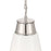 Millennium Lighting Bellaryn 1Lt Pendant, Nickel/Shiny Opal