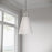 Millennium Lighting Bellaryn 1Lt Pendant, Nickel/Shiny Opal