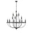 Millennium Lighting Emery 12Lt Chandelier, Black