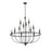 Millennium Lighting Emery 12Lt Chandelier, Black