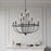 Millennium Lighting Emery 12Lt Chandelier, Black