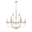 Millennium Lighting Emery 12Lt Chandelier, Modern Gold - 28012-MG