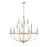 Millennium Lighting Emery 12Lt Chandelier, Modern Gold