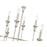 Millennium Lighting Emery 8Lt Chandelier, Brushed Nickel