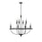 Millennium Lighting Emery 8Lt Chandelier, Black
