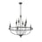 Millennium Lighting Emery 8Lt Chandelier, Black