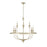 Millennium Lighting Emery 8Lt Chandelier, Modern Gold - 28108-MG