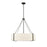 Millennium Lighting Telfar 6Lt Pendant, Black/White - 28206-MB-WH