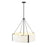 Millennium Lighting Telfar 6Lt Pendant, Black/White