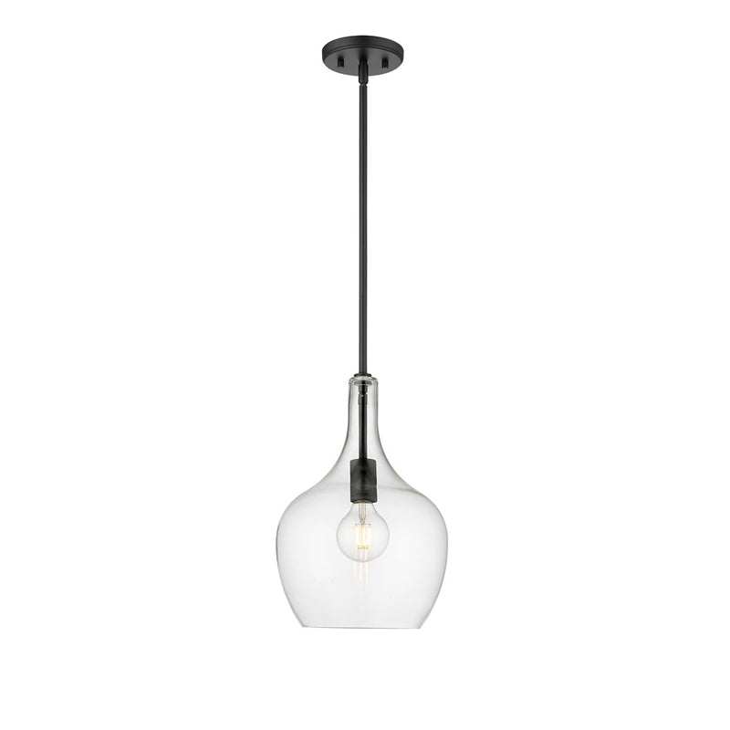 Millennium Lighting Lamara 1Lt 15" Pendant, Black - 28401-MB