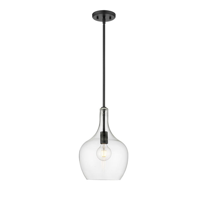 Millennium Lighting Lamara 1Lt 15" Pendant, Black - 28401-MB