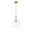 Millennium Lighting Lamara 1Lt 15" Pendant, Vintage Brass