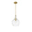 Millennium Lighting Lamara 1Lt 15" Pendant, Vintage Brass