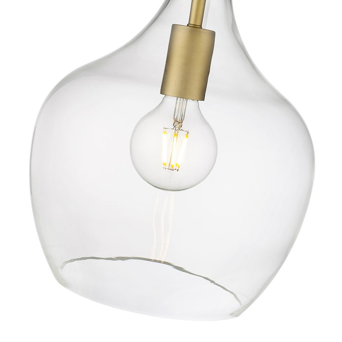 Millennium Lighting Lamara 1Lt 15" Pendant, Vintage Brass