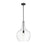Millennium Lighting Lamara 1Lt 22" Pendant, Black - 28501-MB