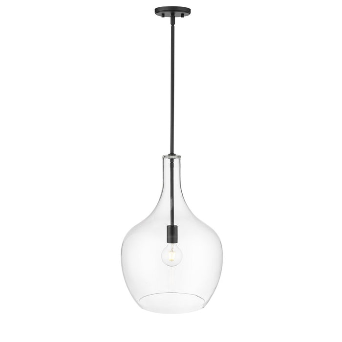 Millennium Lighting Lamara 1Lt 22" Pendant, Black