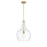 Millennium Lighting Lamara 1Lt 22" Pendant, Vintage Brass - 28501-VB