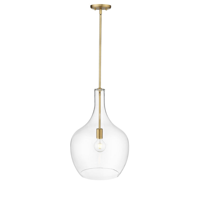 Millennium Lighting Lamara 1Lt 22" Pendant, Vintage Brass