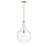 Millennium Lighting Lamara 1Lt 22" Pendant, Vintage Brass