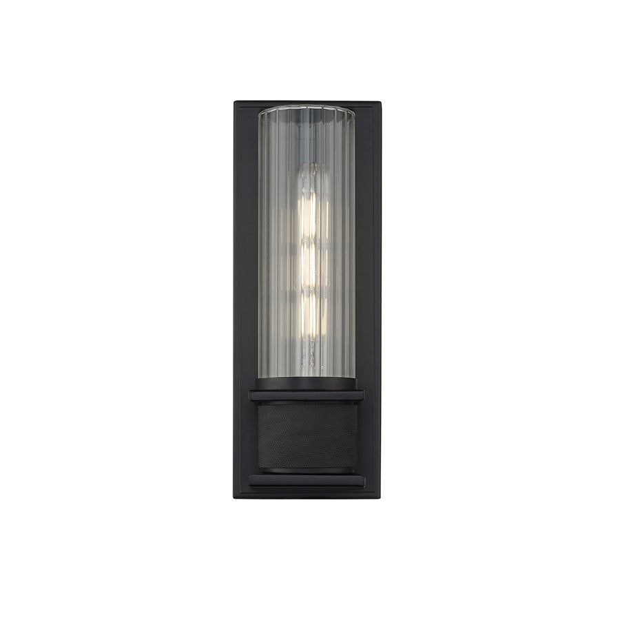 Millennium Lighting 1Lt 12" Wall Sconce, Black - 28601-MB