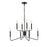 Millennium Lighting Raven 8 Light Chandelier, Matte Black - 29008-MB