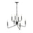 Millennium Lighting Raven 8 Light Chandelier, Matte Black