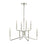 Millennium Lighting Raven 8 Light Chandelier, Polished Nickel - 29008-PN