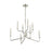 Millennium Lighting Raven 8 Light Chandelier, Polished Nickel