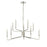 Millennium Lighting Raven 10Lt Chandelier, Polished Nickel