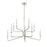 Millennium Lighting Raven 10Lt Chandelier, Polished Nickel