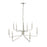 Millennium Lighting Raven 10Lt Chandelier, Polished Nickel