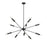 Millennium Lighting Potiss 10 Light Chandelier, Matte Black