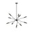 Millennium Lighting Potiss 10 Light Chandelier, Matte Black