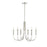 Millennium Lighting Potiss 6Lt Chandelier, Polished Nickel - 29206-PN