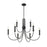 Millennium Lighting Potiss 9Lt Chandelier, Black