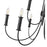 Millennium Lighting Potiss 9Lt Chandelier, Black