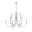 Millennium Lighting Potiss 9Lt Chandelier, Polished Nickel